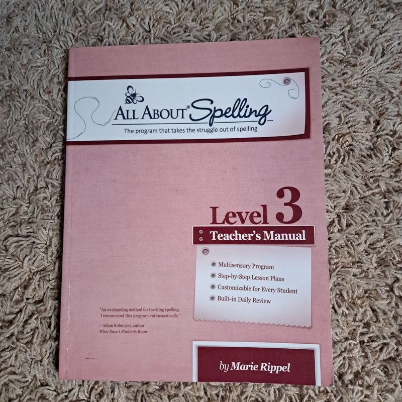 All About Spelling Level 3 Teacher's Manual by Marie Rippel, Paperback ...