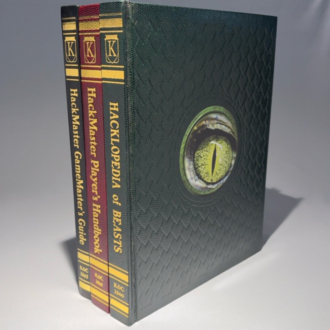 HackMaster Player’s Handbook; GameMaster’s Guide & Hacklopedia of Beasts