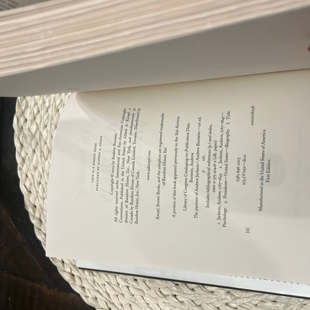 The Passions of Andrew Jackson