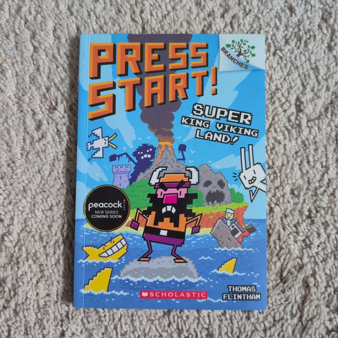 Super King Viking Land!: a Branches Book (Press Start! #13)