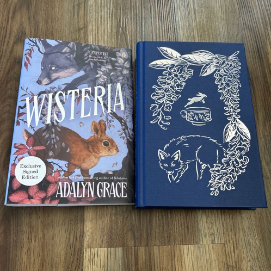Waterstones exclusive signed wisteria by adalyn grace , Hardcover ...