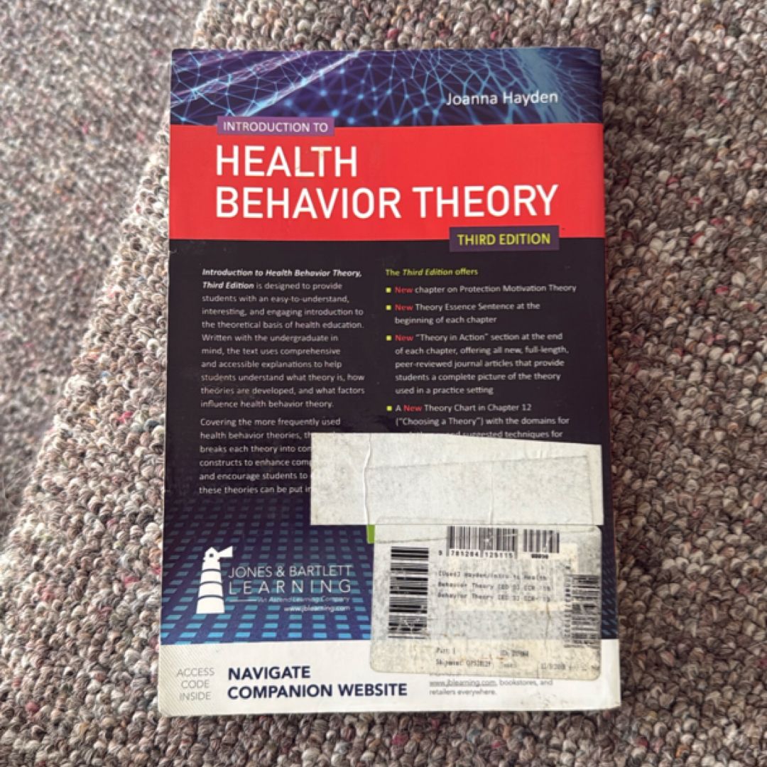 Introduction to Health Behavior Theory by Joanna Aboyoun Hayden