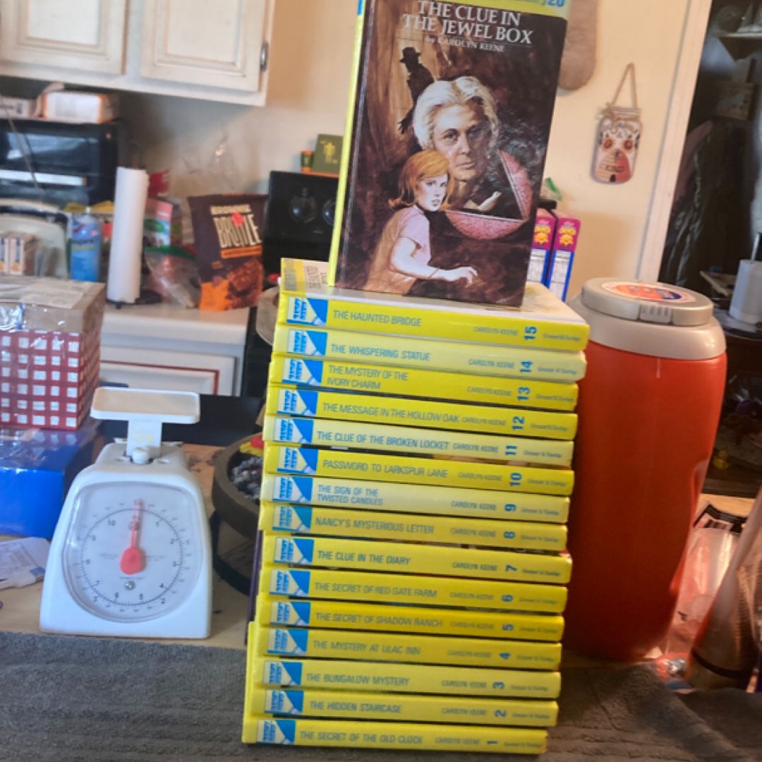 Nancy Drew Hardcover Bundle 1-15& book 20