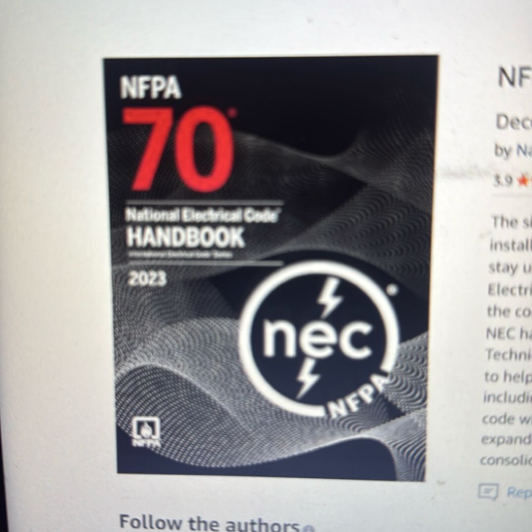 NFPA 70, National Electrical Code Handbook