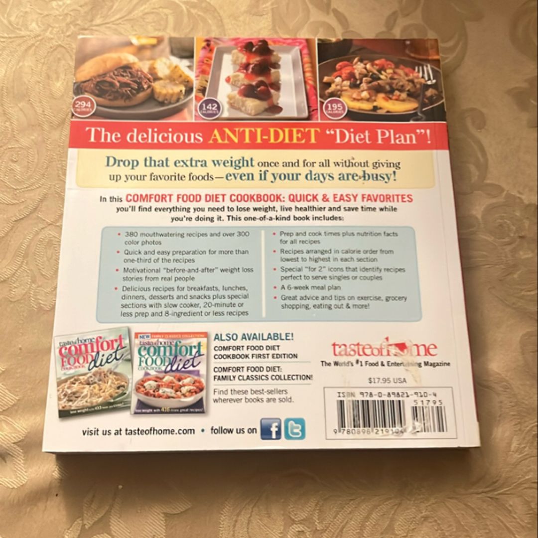 Comfort Food Diet Cookbook