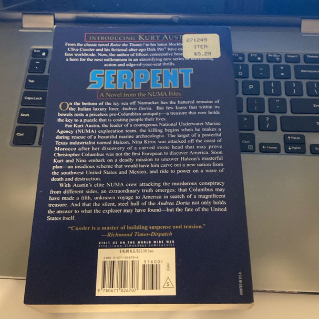 Serpent from the Numa Files