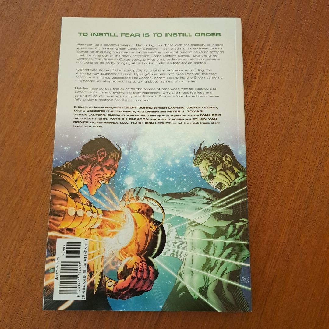 Green Lantern: the Sinestro Corps War