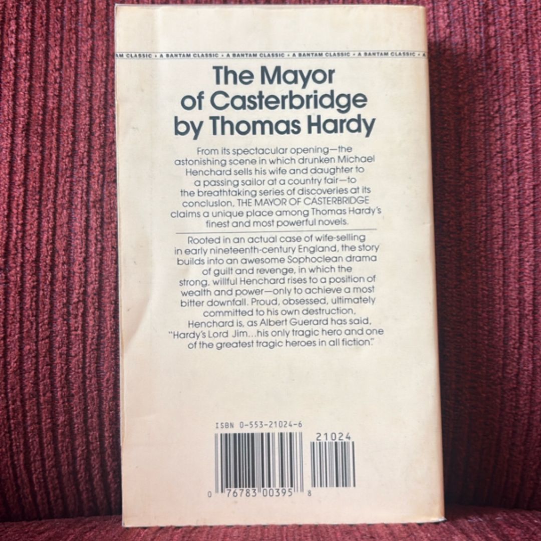 The Mayor of Casterbridge
