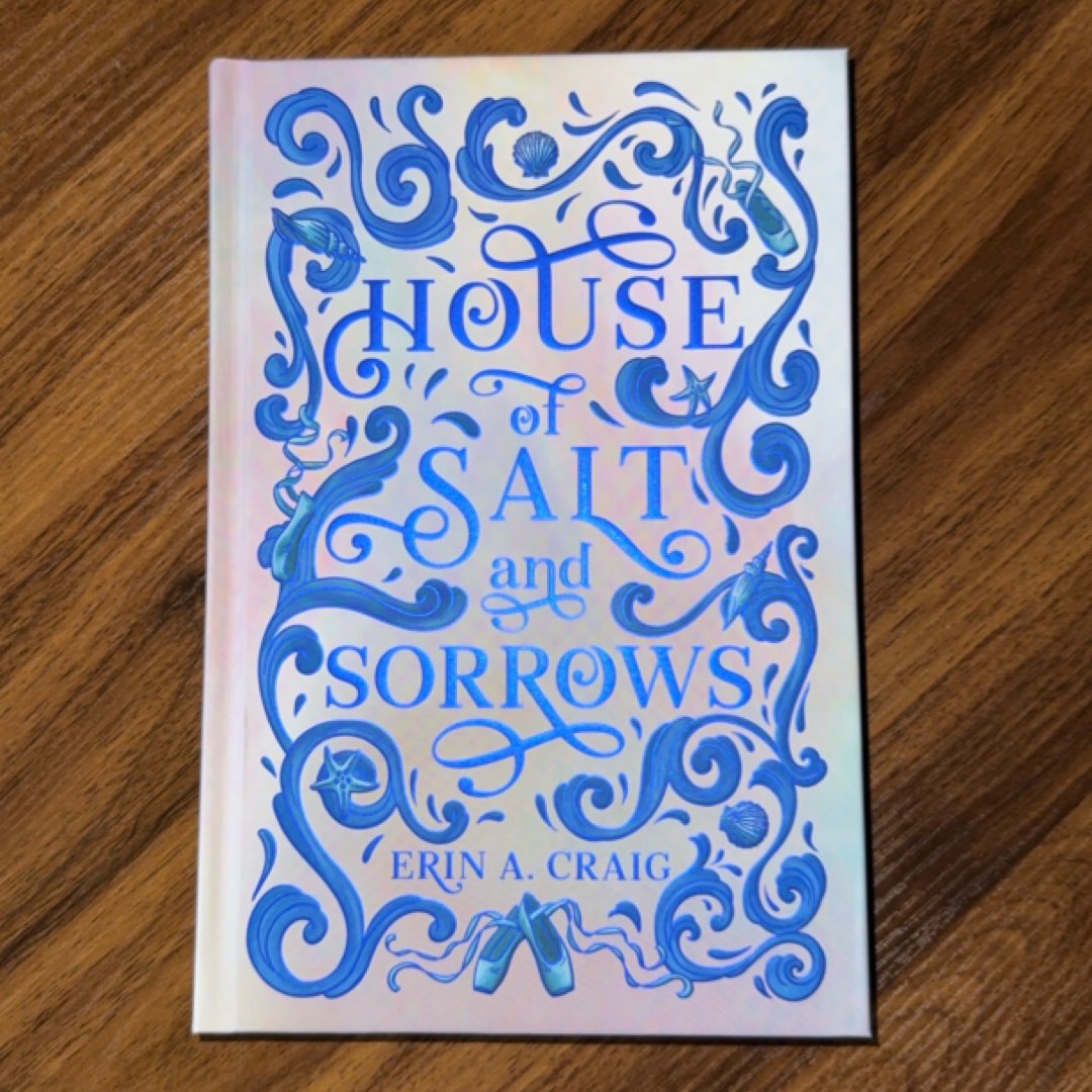 DELUXE EDITION | House of Salt and Sorrows — Erin A. Craig | GILDED EDGES  | BLUE EDGES: Deluxe Edition
