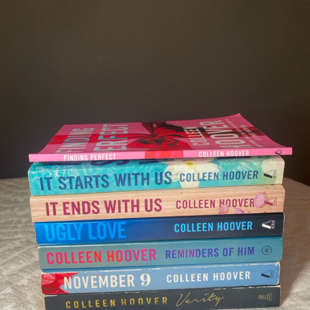 Colleen Hoover 7 Book Bundle | Verity + It Ends With Us + More | BookTok Set
