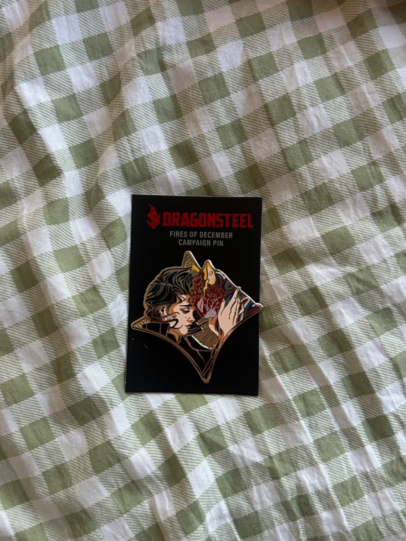 The Fires of December Dragonsteel Campaign Pin