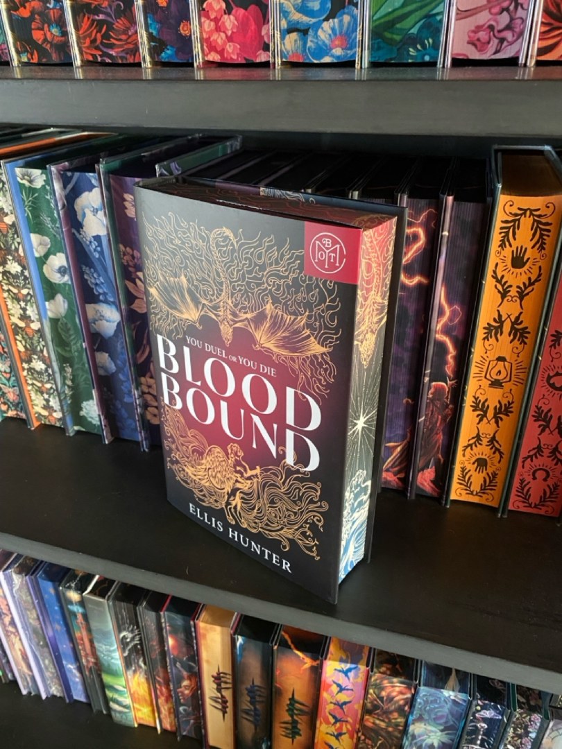 Book of the Month Limited Edition Blood Bound by Ellis Hunter! New! Beautiful 