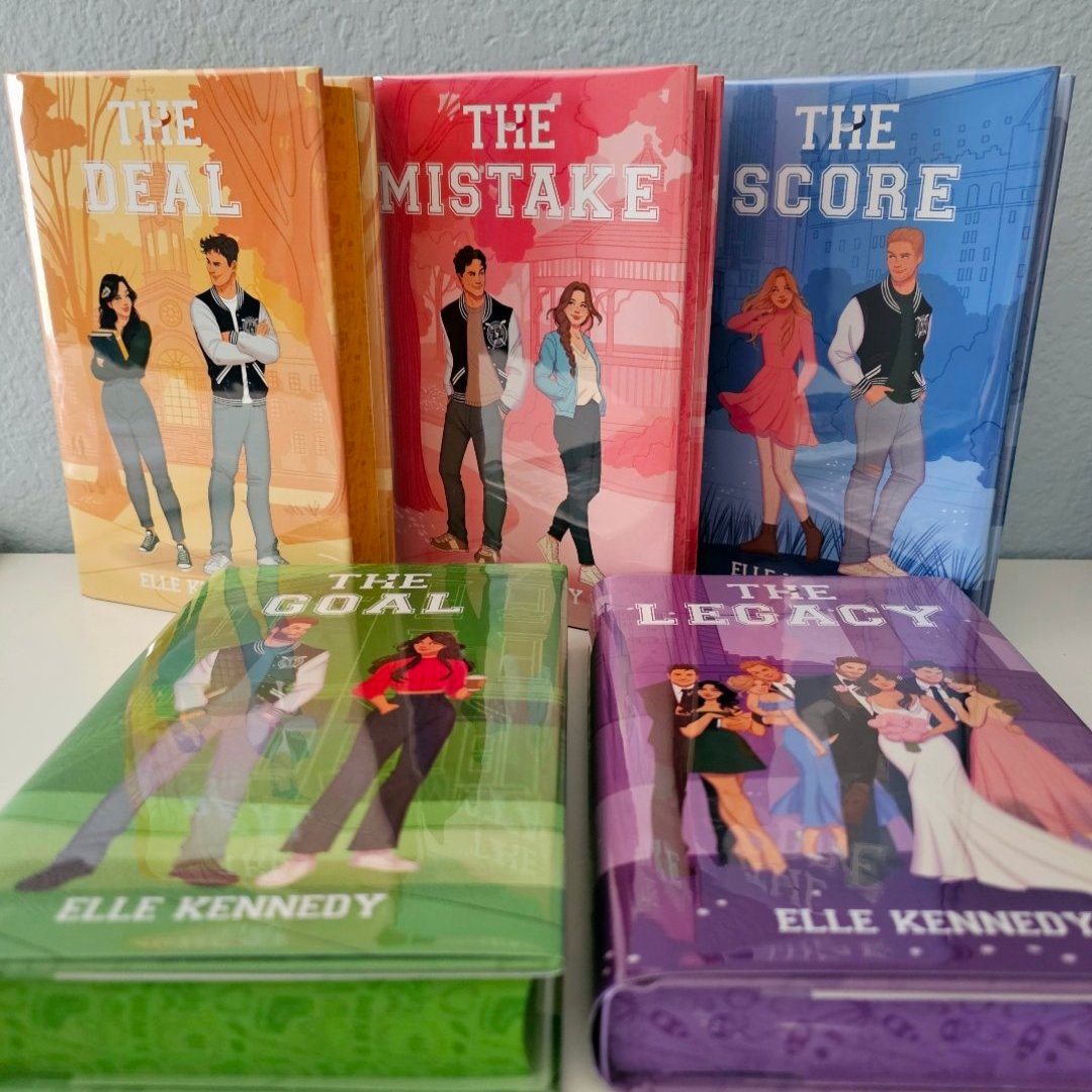 Off-Campus series Signed by Elle Kennedy Afterlight Illumicrate Exclusive NEW