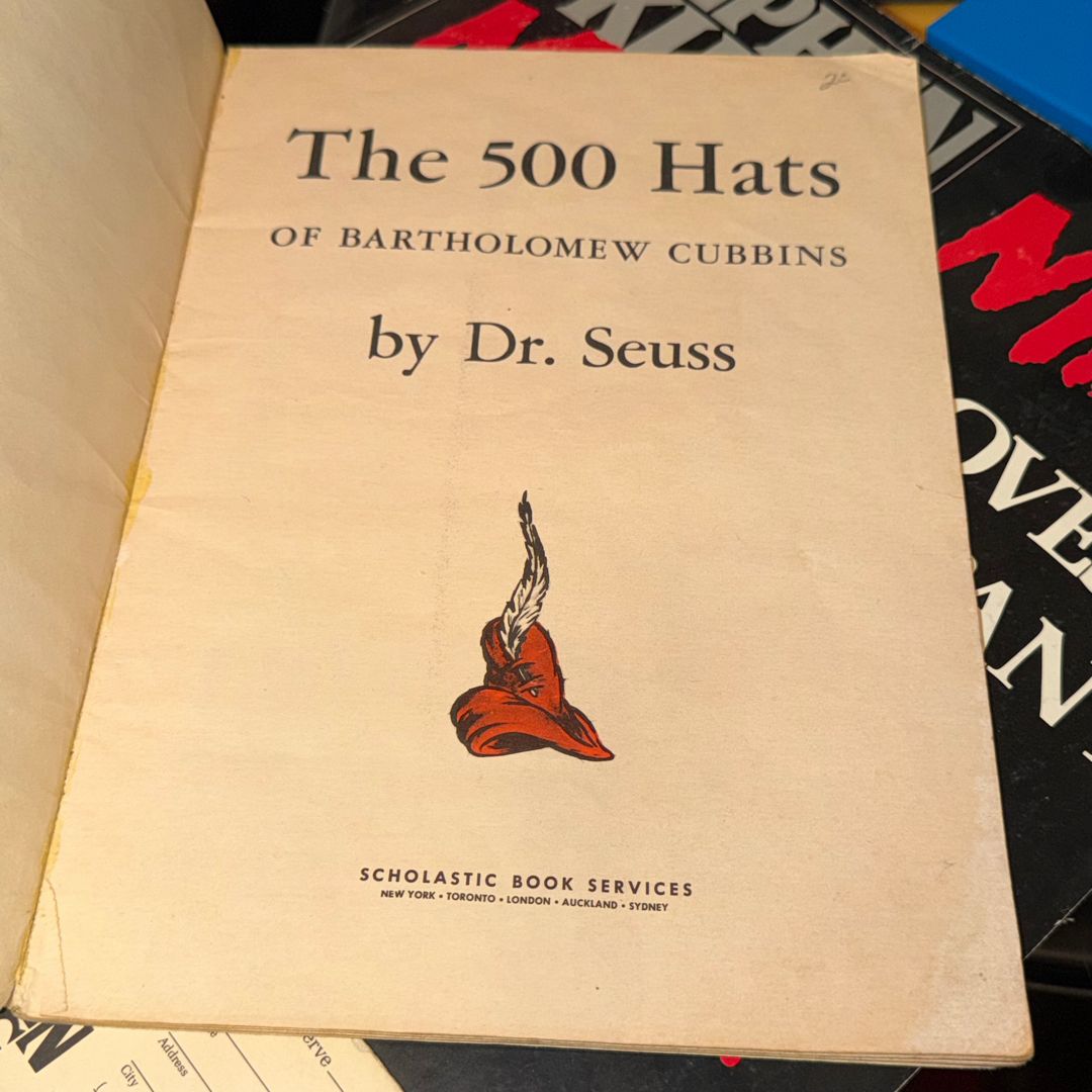 THE 500 HATS OF BARTHOLOMEW CUBBINS by DR | PangoBooks