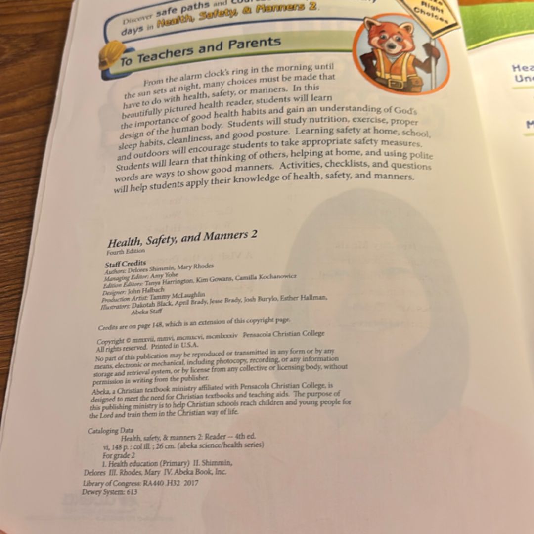 Health, Safety, & Manners 2