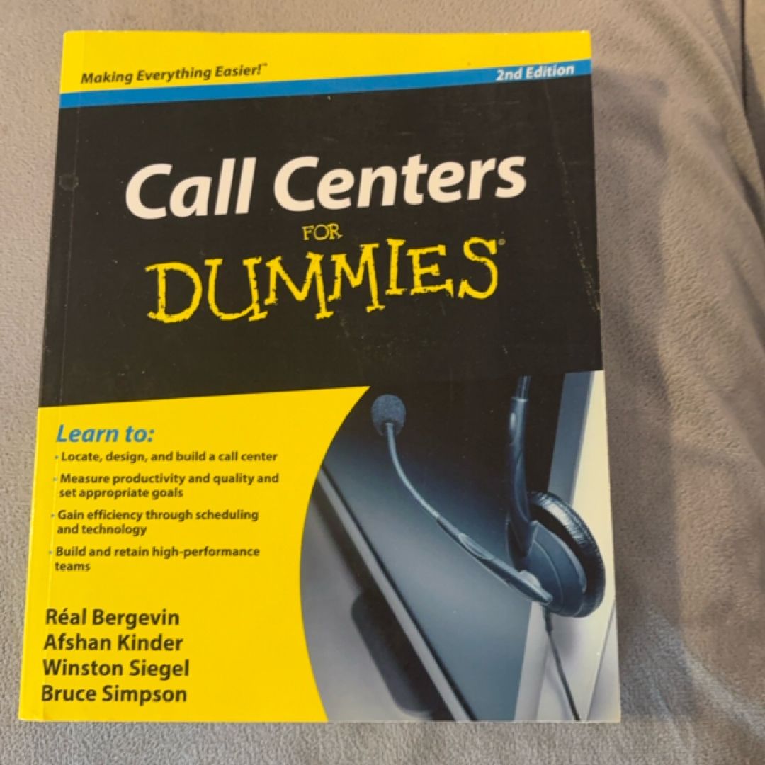 Call Centers for Dummies