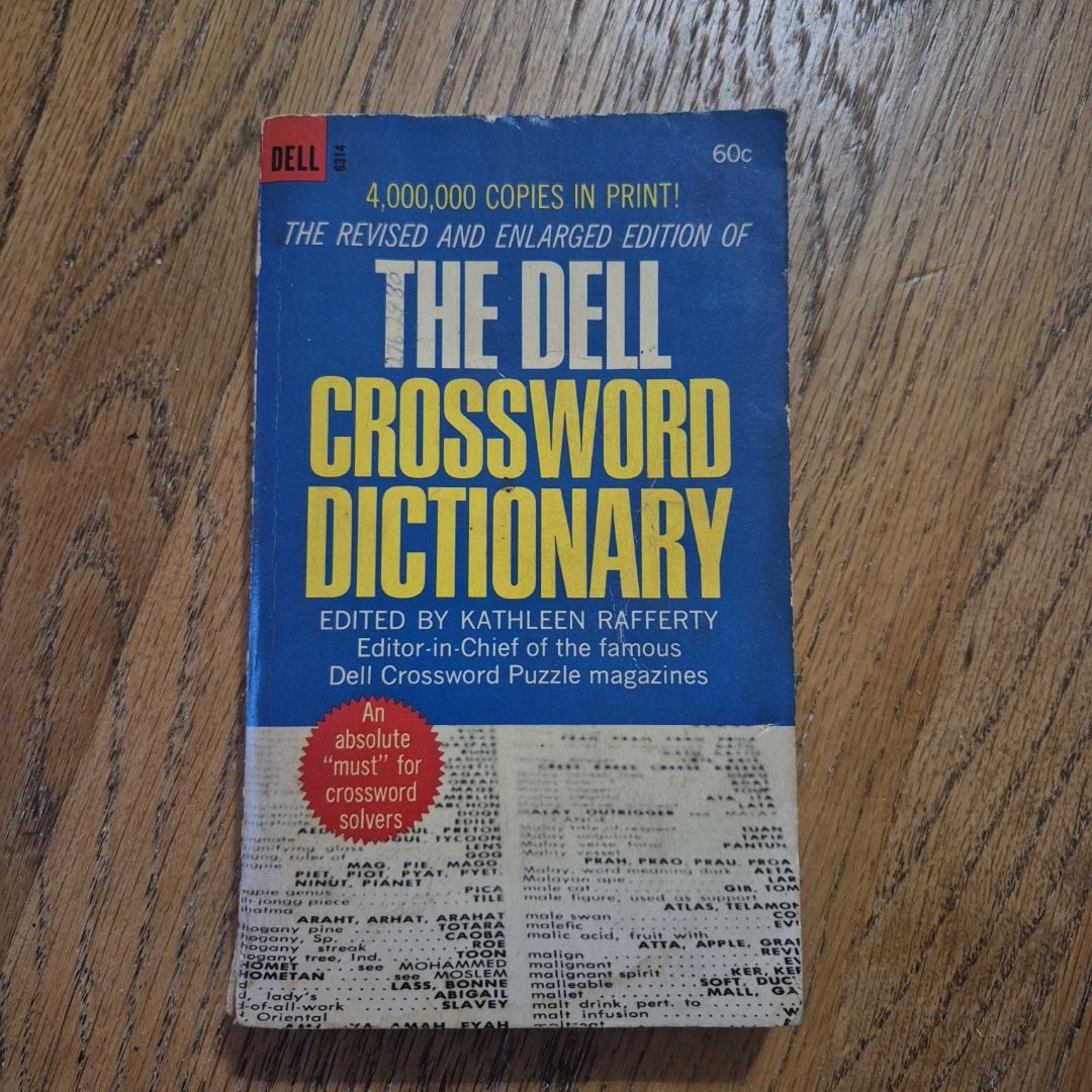 The Dell Crossword Dictionary by Kathleen Rafferty, Paperback | Pangobooks