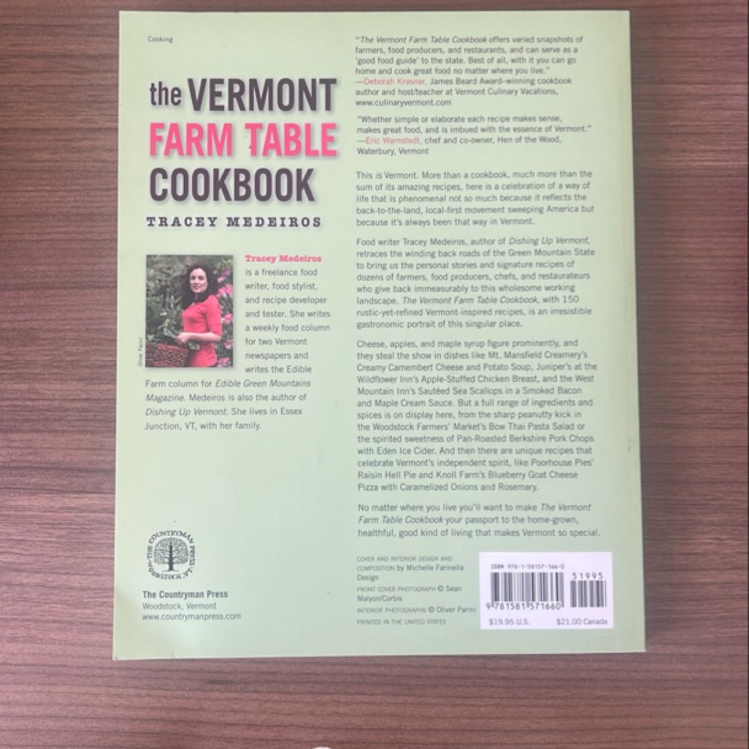 The Vermont Farm Table Cookbook by Tracey Medeiros
