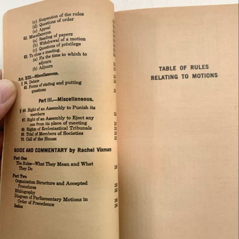 Robert’s Rules of Order