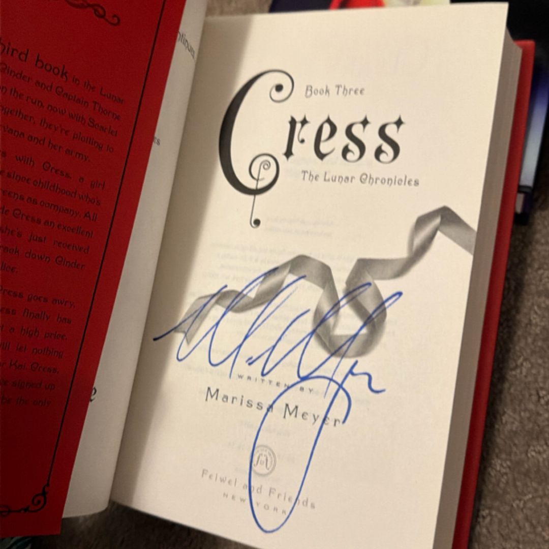 Lunar Chronicles hand signed 