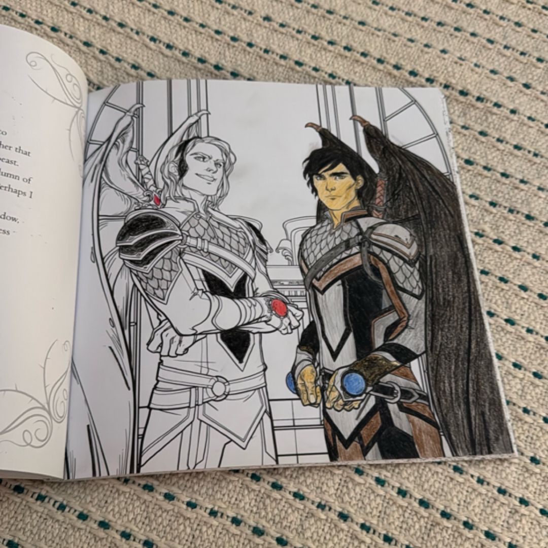A Court of Thorns and Roses Coloring Book
