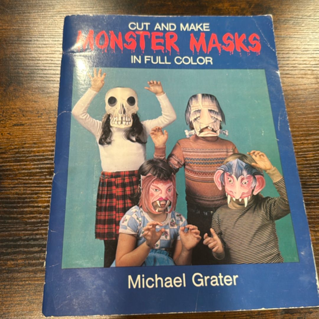 Cut and Make Monster Masks in Full Color