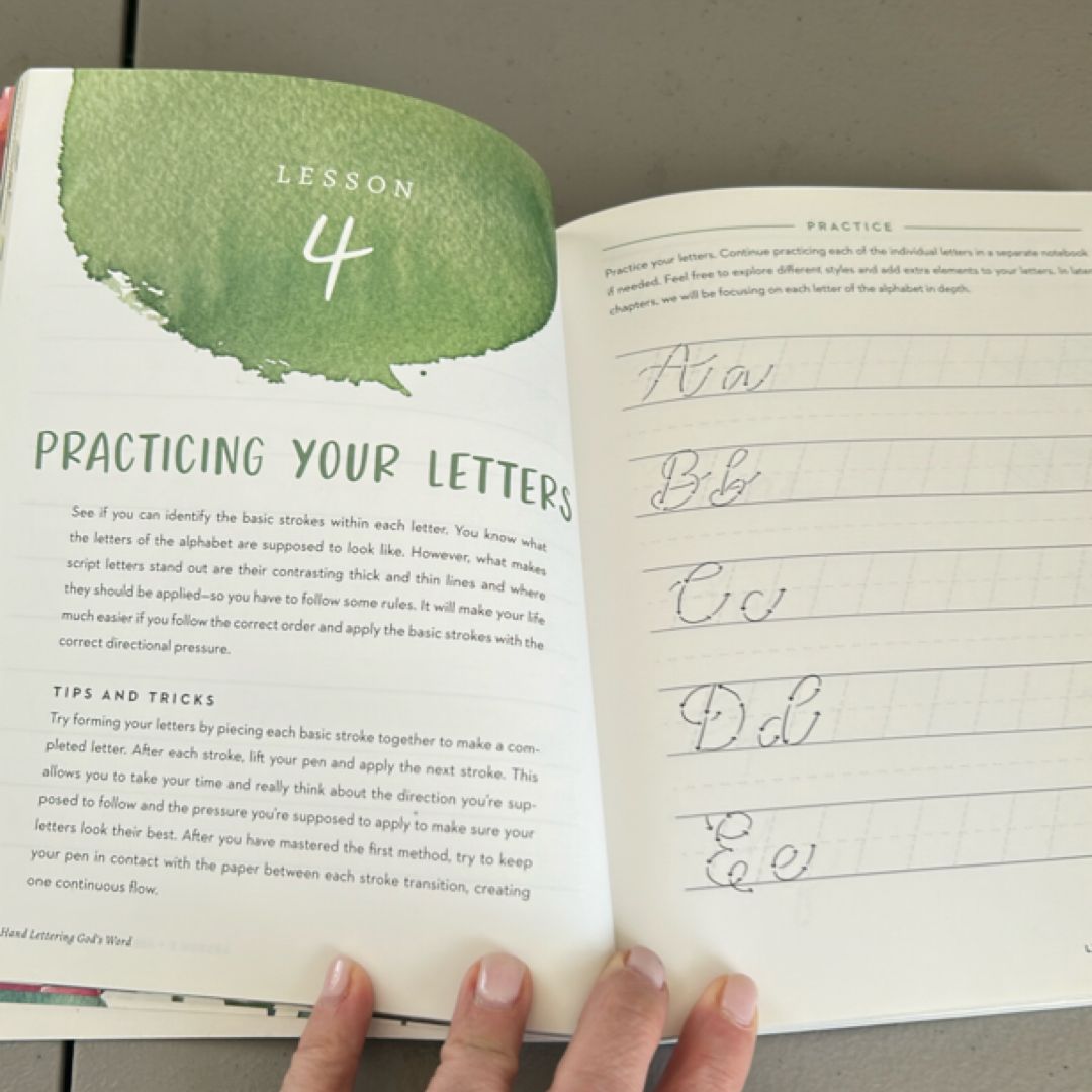 Hand Lettering God's Word