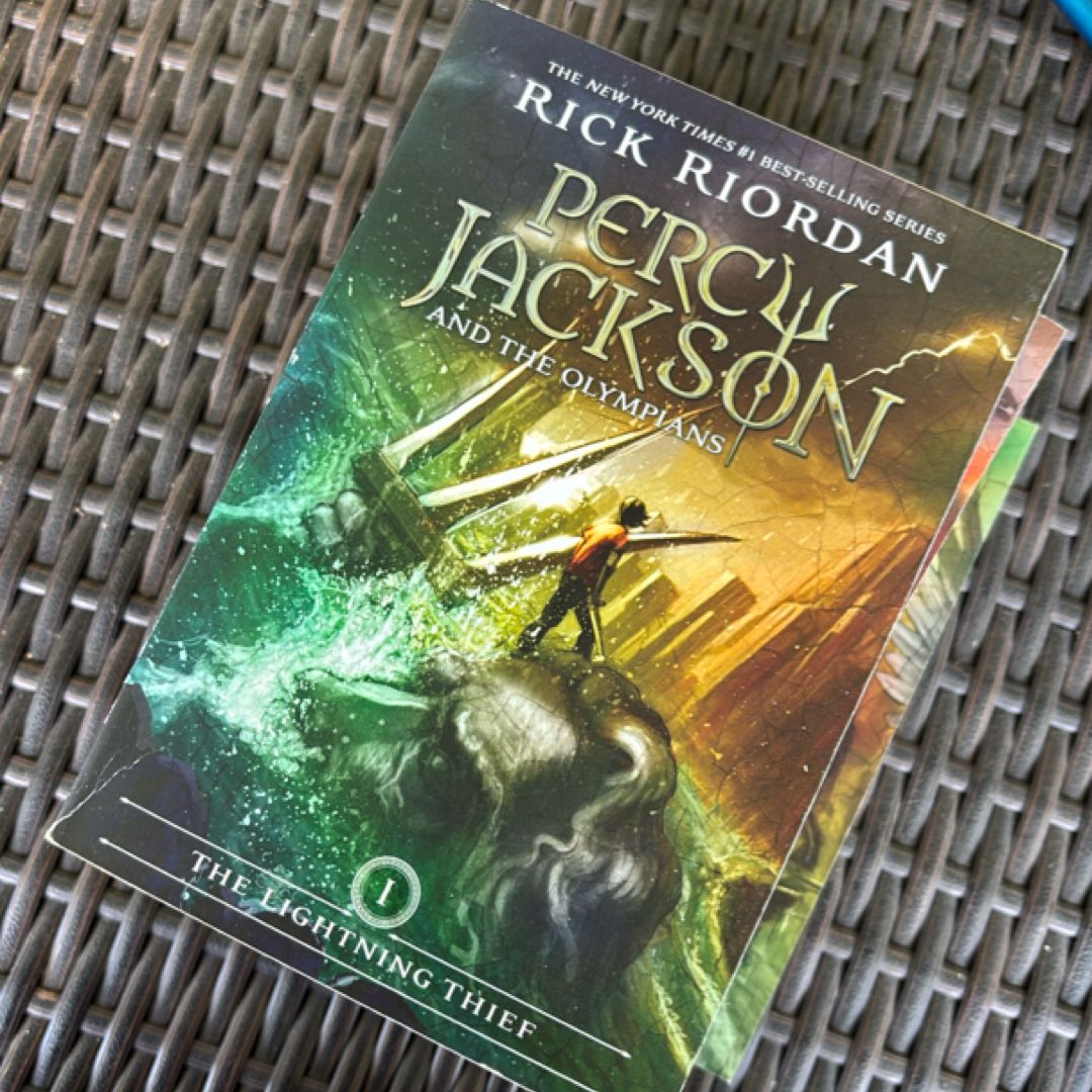 Percy Jackson and the Olympians 5 Book Paperback Boxed Set (new Covers W/poster)