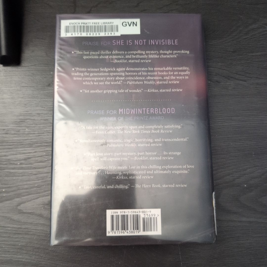She Is Not Invisible by Marcus Sedgwick
