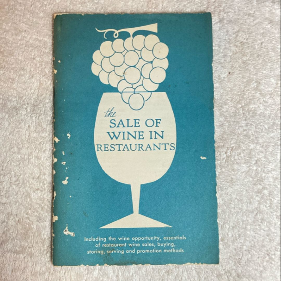 The Sale of Wine in Resturants 26C