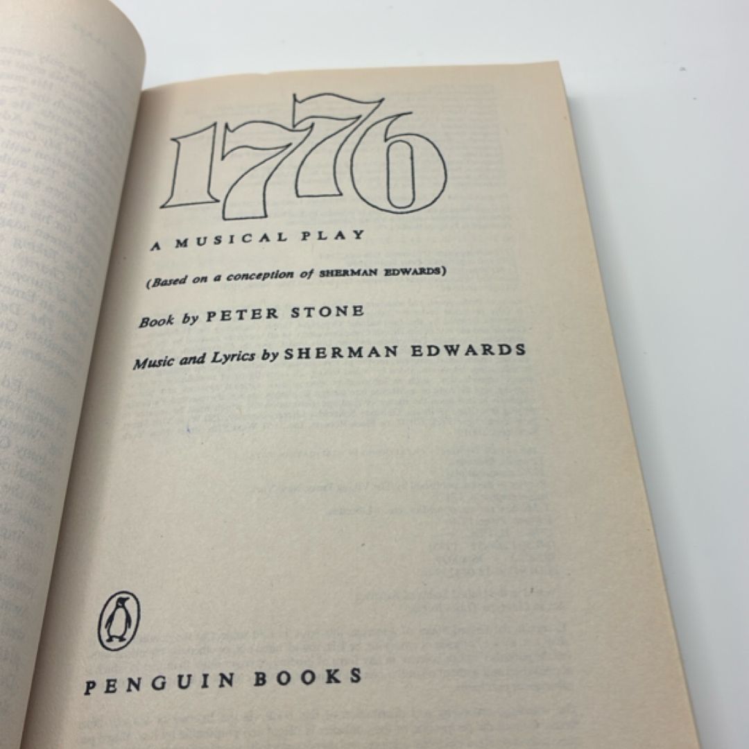 1776 by Sherman Edwards, Peter Stone