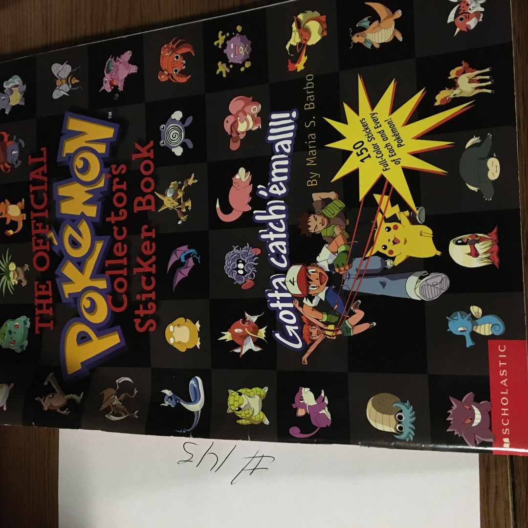 Official Pokemon Collector's Sticker Book