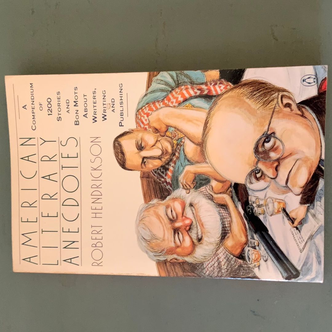 American Literary Anecdotes
