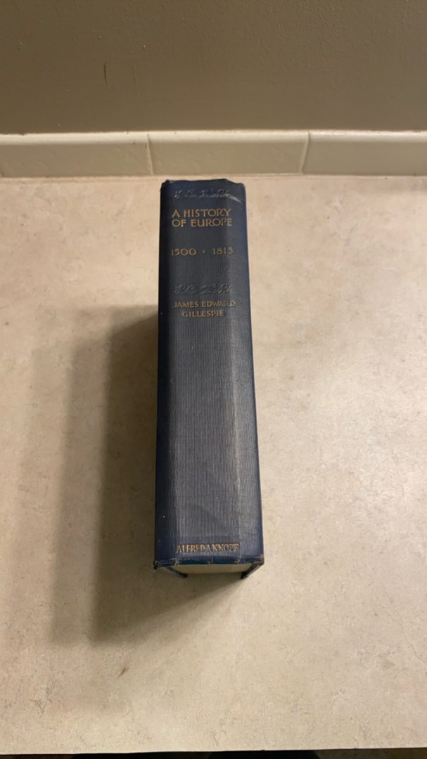 A History of Europe 1500-1815