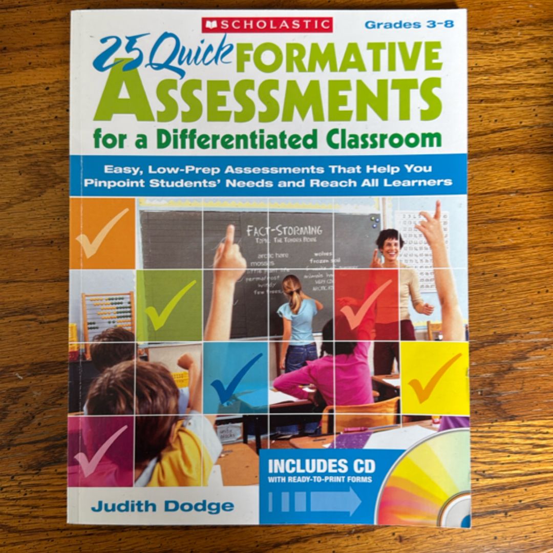 25 Quick Formative Assessments for a Differentiated Classroom