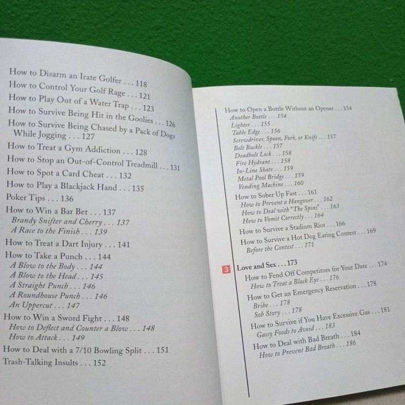 The Worst-Case Scenario Survival Handbook: Man Skills