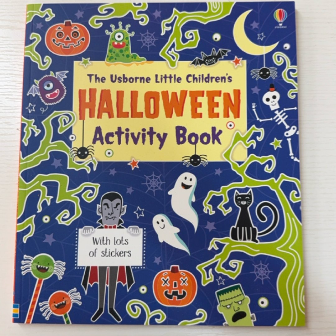 Little Children's Halloween Activity Book