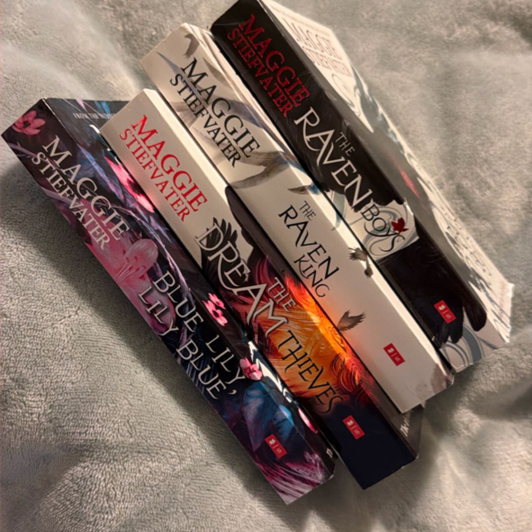 The Raven Cycle Series 4 Books Collection Box Set by Maggie Stiefvater (The Raven King, Blue Lily Lily Blue, The Dream Thieves, The Raven Boys)