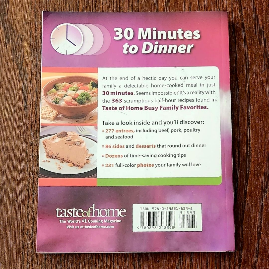 Taste of Home Busy Family Favorites