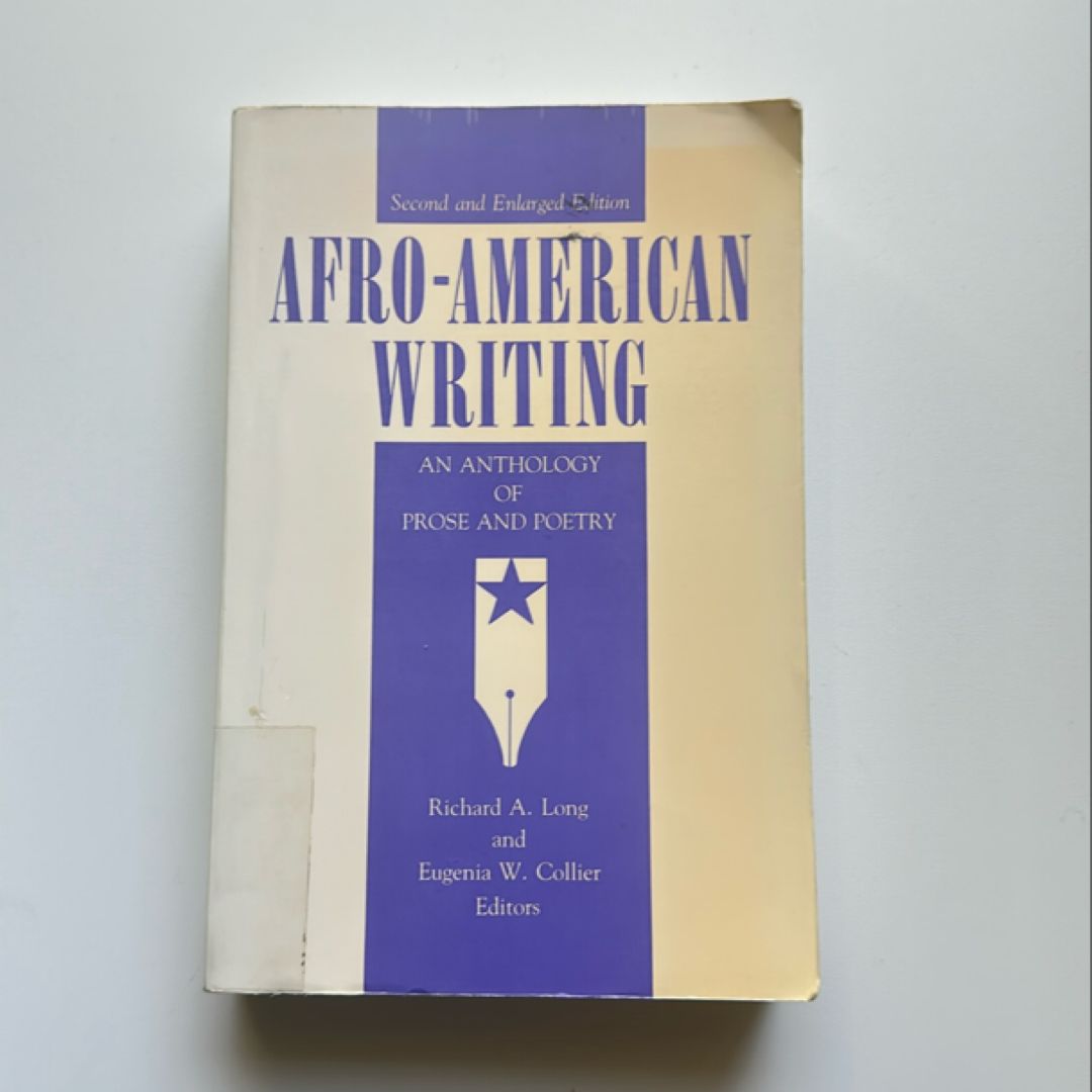 Afro-American Writing