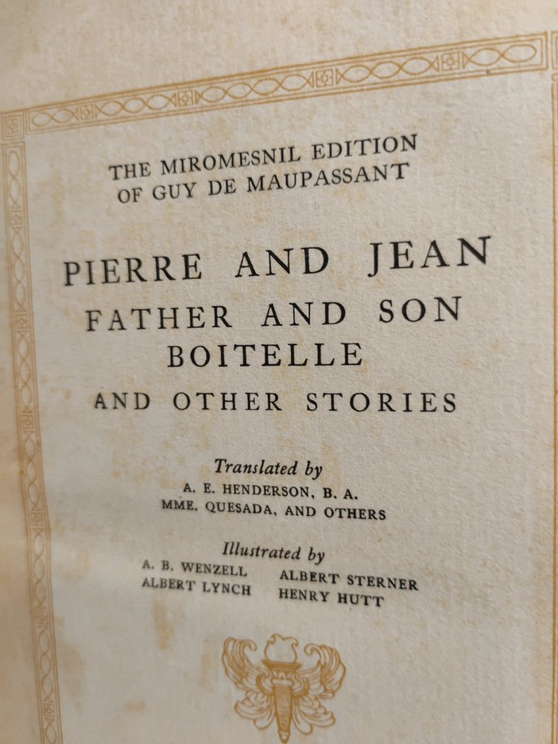 Pierre and Jean, Father and Son Boitelle 