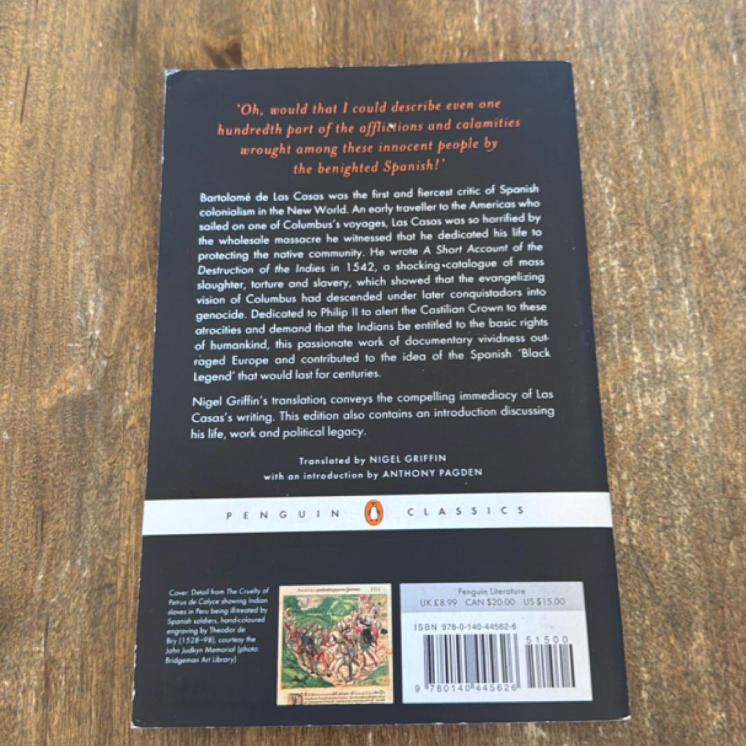 A Short Account of the Destruction of the Indies