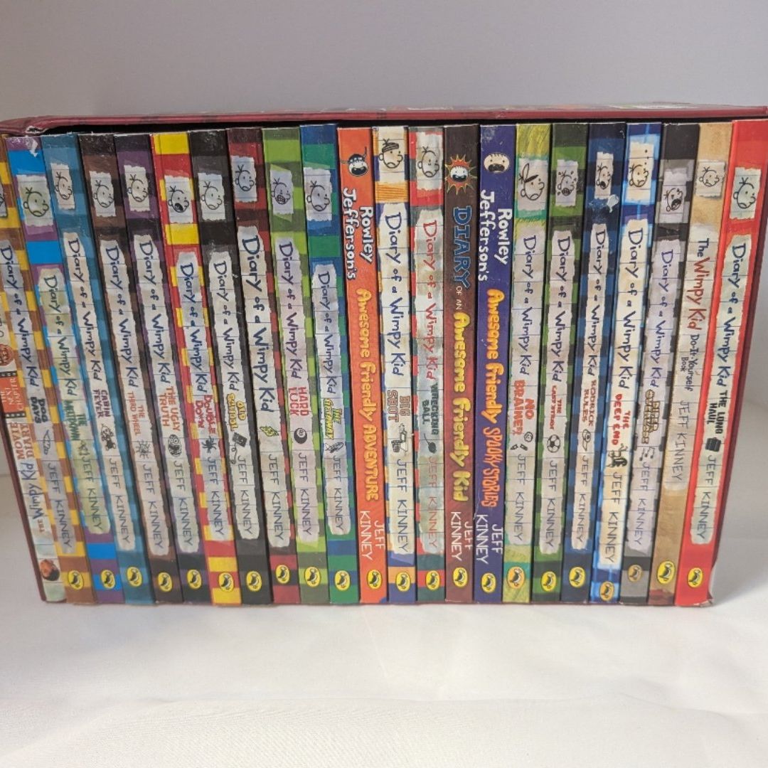 Diary Of A Wimpy Kid By Jeff Kinney Box of Books (1-23) Box Set