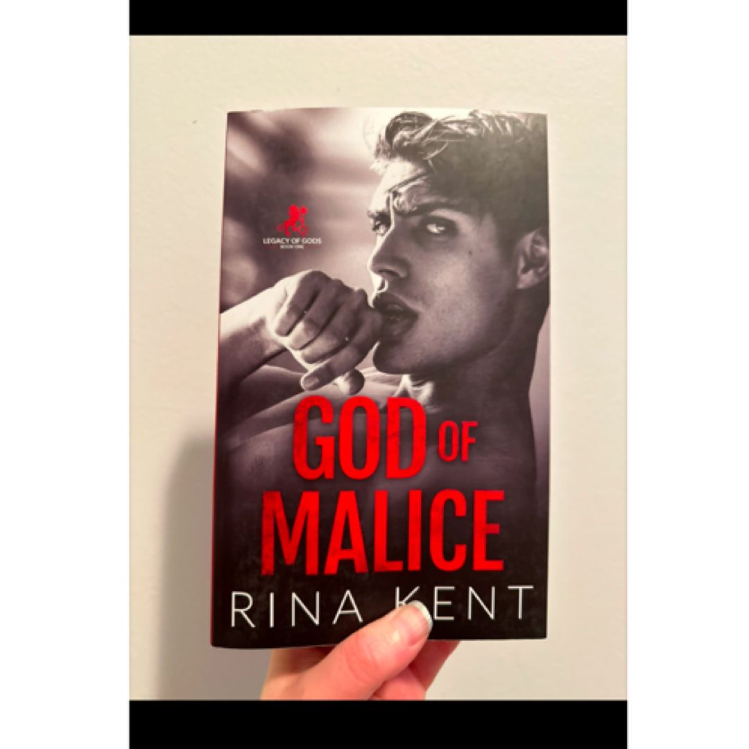 Rina Kent OOP paperback model covers hand signed. ONLY god of malice ...