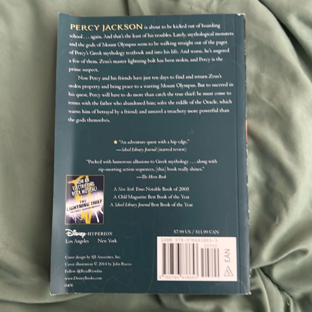 Percy Jackson and the Olympians 5 Book Paperback Boxed Set (new Covers W/poster)