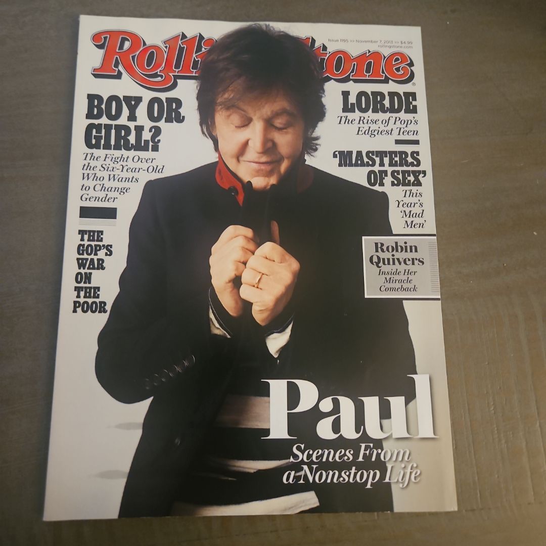 Rolling Stone Magazine Paul McCartney 