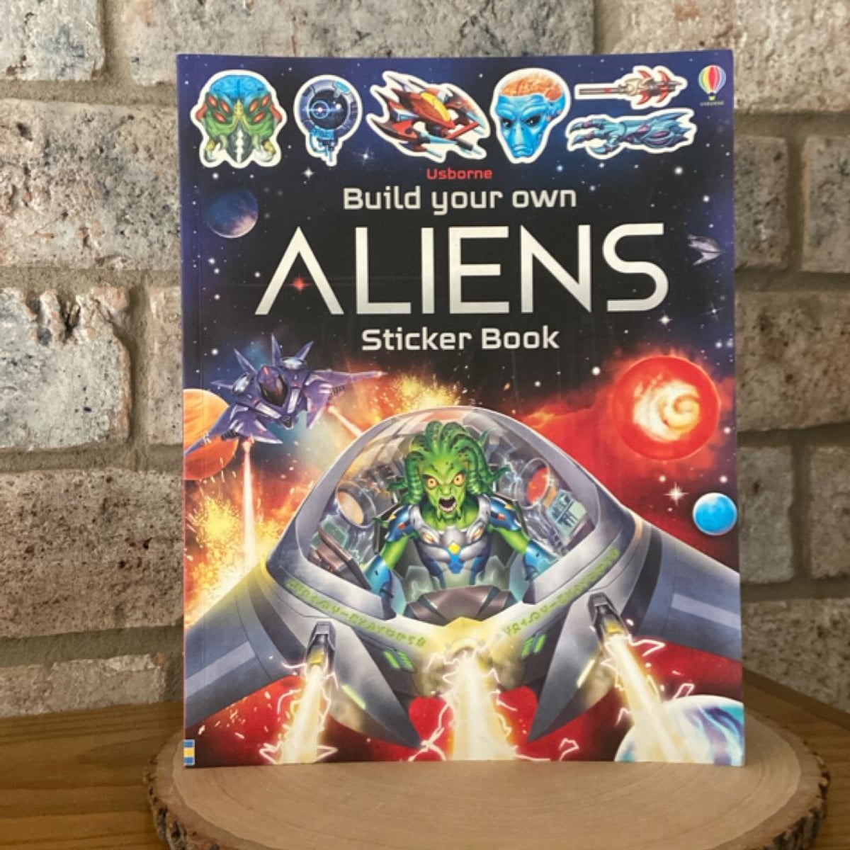 Build Your Own Aliens Sticker Book by Simon Tudhope