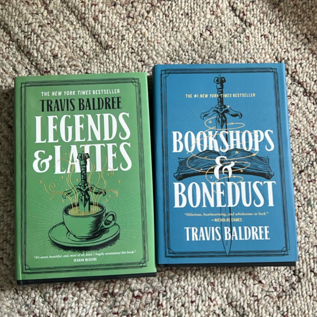 Legends and lattes/ bookshops and bonedust