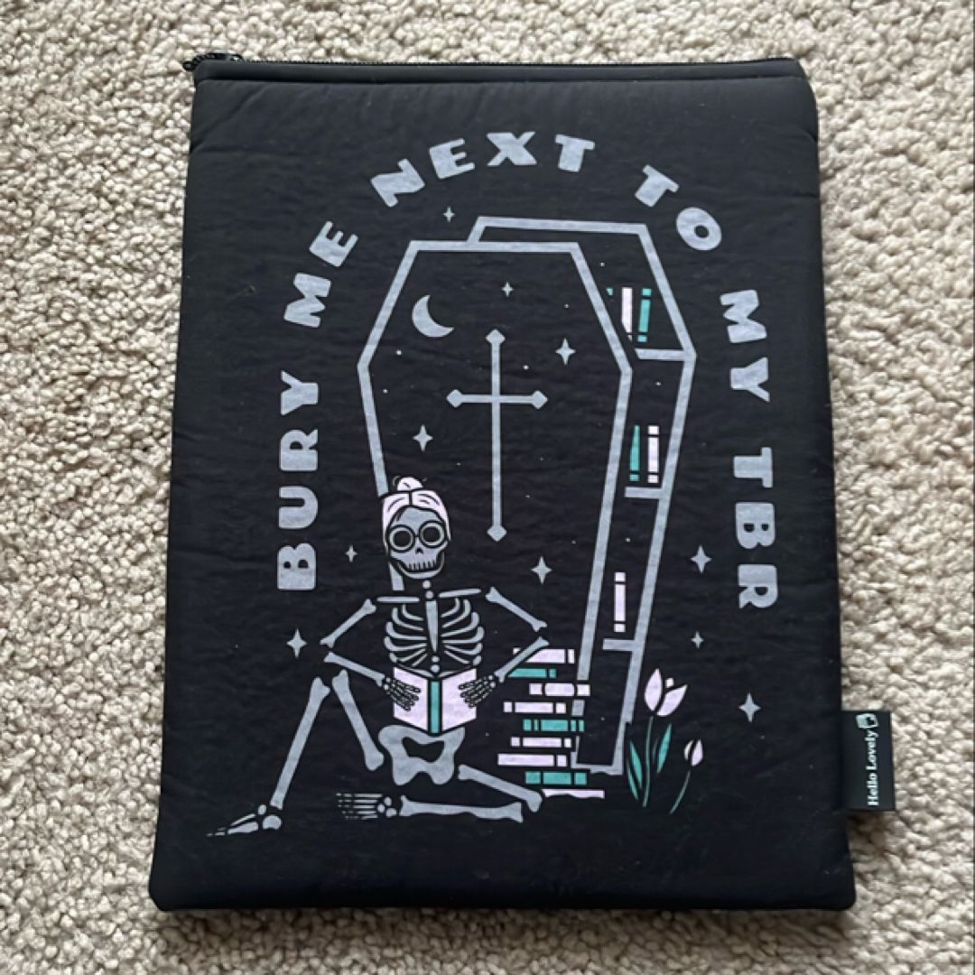 “Bury Me Next To My TBR” Book Sleeve