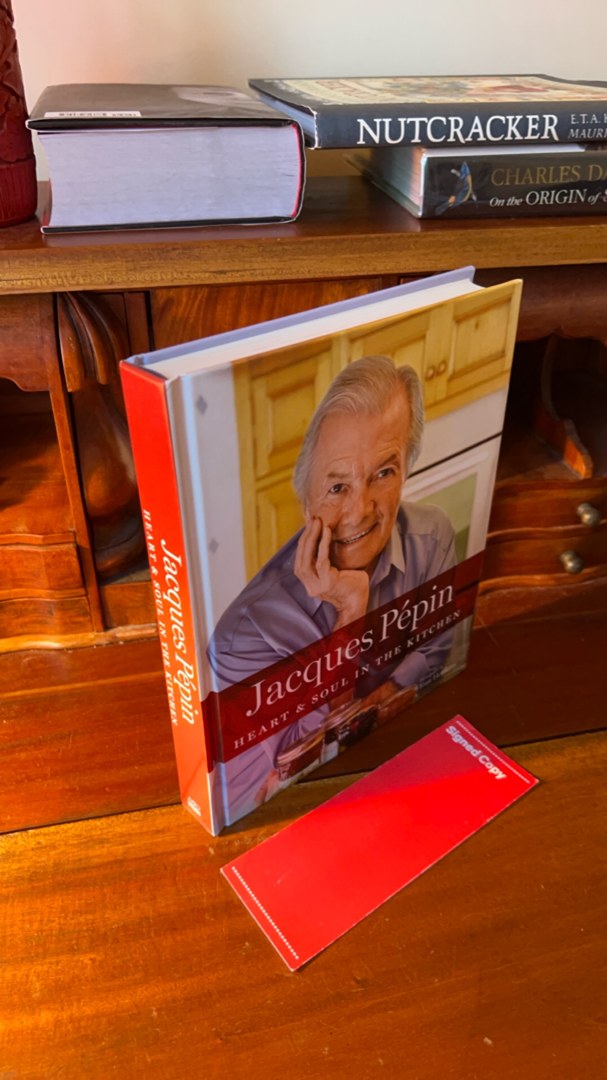 Jacques Pépin Heart and Soul in the Kitchen (Signed 1st Printing)